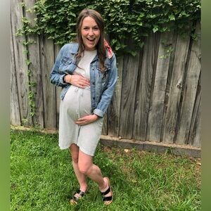 H&M Tie Front Tee Dress